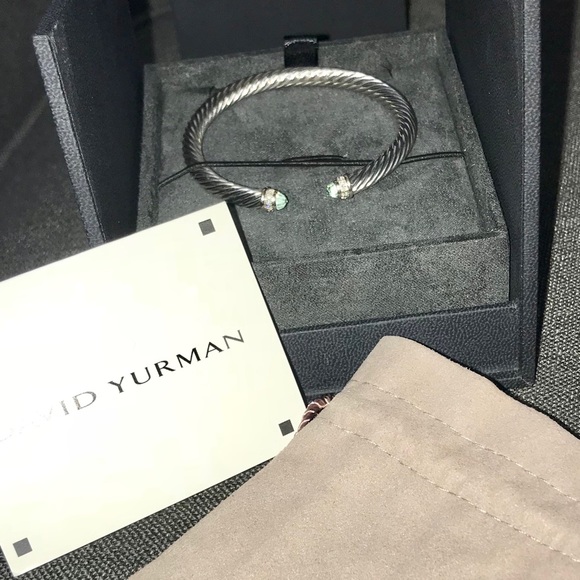 David Yurman Jewelry - David Yurman Prasiolite & diamond bracelet